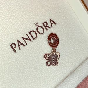 Pandora Charms dangle butterfly friends forever